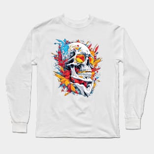 skull art design Long Sleeve T-Shirt